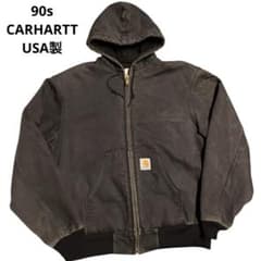 90s Carhartt ダックジャケット　アクティブパーカー　アメリカ製のサムネイル