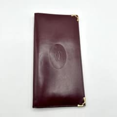 Cartier カルティエ 長財布 ボルドー マストライン レザー