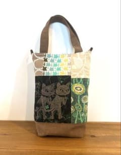 pjcクロッチくんhandmade パッチワークトートバッグ　ミナペルホネン pjcクロッチくんhandmade パッチワークトートバッグ ミナペルホネン