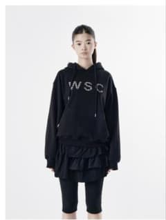 Wsc archive Patch Logo hoodie black パーカーのサムネイル