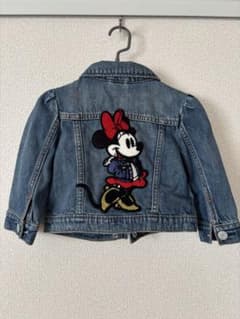 Disney ミニーマウス デニムジャケット 18-24ヶ月 - メルカリ