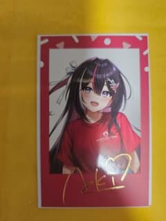 ホロライブ AZKi サイン入り チェキ風カード 大阪 梅田 ① - メルカリ