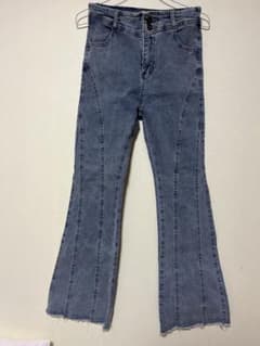 フレアデニムパンツ カットオフのサムネイル