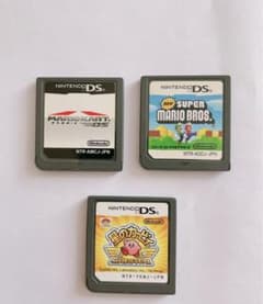 ニンテンドーDS カセット3種類のサムネイル