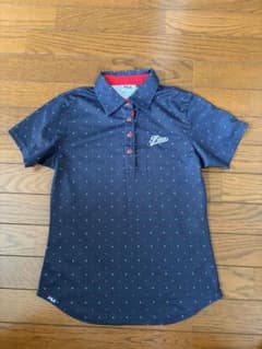 FILA GOLF レディース ポロシャツ ドット柄 M
