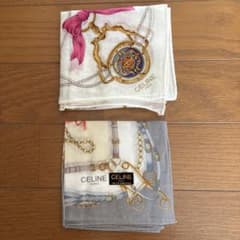 CELINE ハンカチ 2枚セット