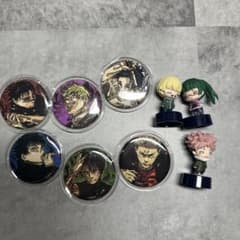 呪術廻戦 缶バッジ フィギュア セットのサムネイル