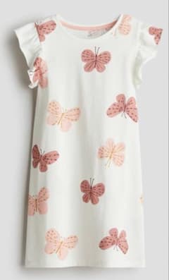 H&M キッズ ノースリーブ トップス 蝶々柄 110cmのサムネイル