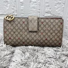 GUCCI レア　GGスプリーム　L字ファスナー　長財布　スター GUCCI レア GGスプリーム L字ファスナー 長財布 スター - メルカリ