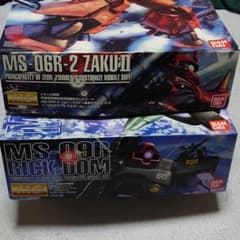 訳ありガンプラMG/リック ドム &高機動型ザクⅡ ver.2.0のサムネイル