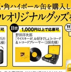 野田洋次郎「ウイスキーが、お好きでしょ」レコード&プレーヤー