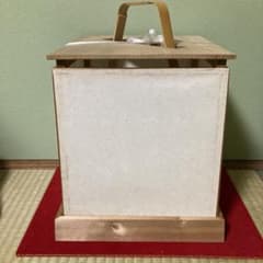 茶道具 夜咄　露地行灯　置き行灯　白木地　共箱付き 茶道具 夜咄 露地行灯 置き行灯 白木地 共箱付き - メルカリ