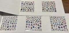 Flat Gashapon JoJo's Bizarre Adventure Nail Stickers Complete Set