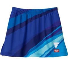 卓球　VICTAS 女性用パンツ(スカート) V-OSK238 ブルー