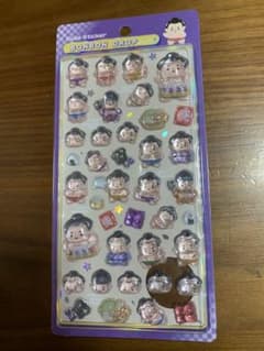 ボンボンドロップシール　お相撲さん　和柄のサムネイル
