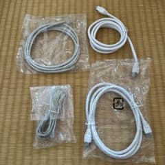 LANケーブル 3本セット+モジュラーケーブル1本　まとめ売りのサムネイル