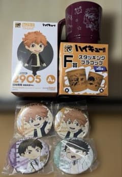 【新品未開封】ハイキュー!! 日向翔陽 ねんどろいど スタッキングマグ 缶バッジのサムネイル