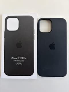【訳あり】Apple純正 iPhone12/12Pro シリコーンケースブラックのサムネイル