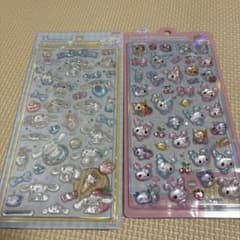 シナモロール ボンボンドロップシール うさぎ 2シートセットのサムネイル
