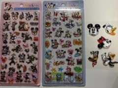 バブルポップ シール ミッキーフレンズ　立体シール　3点セットのサムネイル