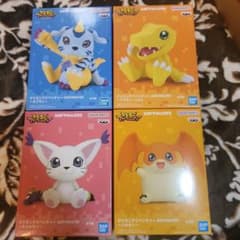 デジモンアドベンチャー SOFVIMATES フィギュア 4体セット まとめ売り