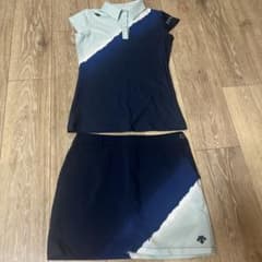 DESCENTE GOLF レディース シャツ スカート セットのサムネイル