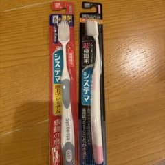 LION システマ 歯ブラシ 2本セット やわらかめ＋ふつうのサムネイル