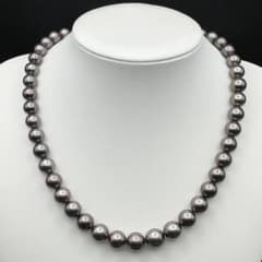 タサキ 黒蝶真珠 クロチョウパール ネックレス 8.0-11.5 SILVER - メルカリ