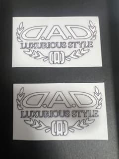 D.A.D LUXURIOUS STYLE ステッカー 2枚セットのサムネイル