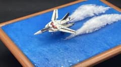 進行中 うえも様 バルキリー水上戦闘 ジオラマ - メルカリ