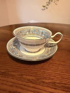 WEDGWOOD フローレンティン ターコイズ カップ＆ソーサーのサムネイル