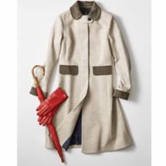 極美品 キャサリン妃愛用ブランド KATHERINE HOOKER ロングコート