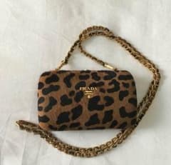 PRADA プラダ ポシェット ヒョウ柄のサムネイル