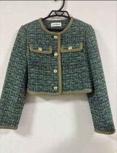 新品 LILY BROWNツイードショートジャケットのサムネイル
