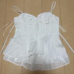 ZARA ホワイト キャミソールのサムネイル