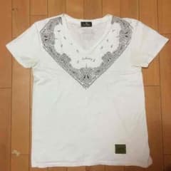 Subciety ペイズリー Vネック 半袖のサムネイル
