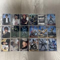 仮面ライダーカブト トレーディングカード 18枚セットのサムネイル