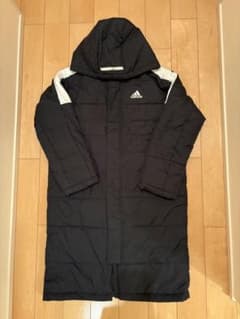 adidas ベンチコート キッズ 140cmブラックのサムネイル