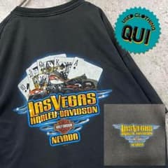 レアUSA製00s古着○両面プリントTシャツ ハーレーダビッドソン メンズ3XLのサムネイル