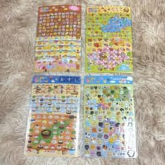 ミニぷにBIGシール 4枚セット　シール帳　ぷくぷくシールのサムネイル