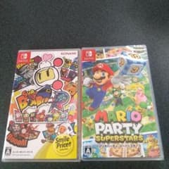 マリオパーティ スーパースターズ + スーパーボンバーマン R - メルカリ