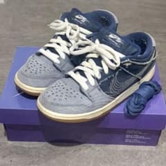 ケ*ル様 NIKE SB DUNK LOW PRO 刺し子 デニム スニーカーのサムネイル