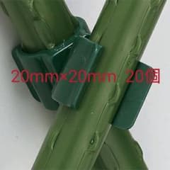 ガーデンクリップ 20mm  20個 支柱  家庭菜園のサムネイル