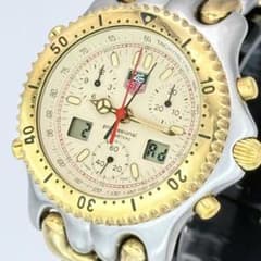 美品　タグホイヤー　プロフェッショナル　セナモデル　CG1123 アナデジ 美品 タグホイヤー プロフェッショナル セナモデル CG1123 アナデジ