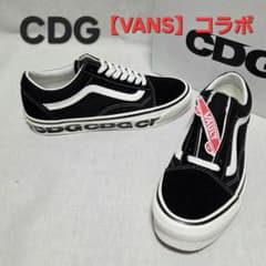 最終価格♂新品・オーセンティックスニーカー【CDG x VANS】 黒 - メルカリ