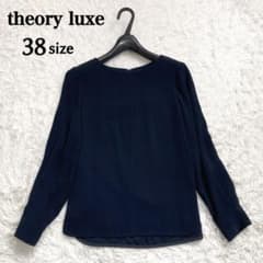 極美品✨セオリーリュクス LIFT 長袖ストレッチブラウス バック