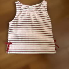 ZARA ストライプ ノースリーブタンクトップのサムネイル