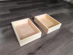 木箱　多肉植物に 20cm x 15cm x 5cm　2個セットのサムネイル