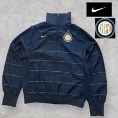 希少 NIKE インテル サッカージャージトラックジャケット 00sアンセム