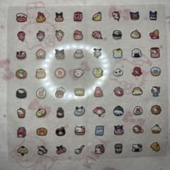 かわいい食べ物キャラクターサンリオシールセットのサムネイル
